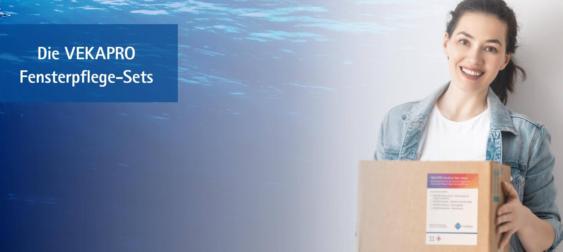Alles parat für die Pflege Ihrer Kunststofffenster Alles parat für die Pflege Ihrer Kunststofffenster