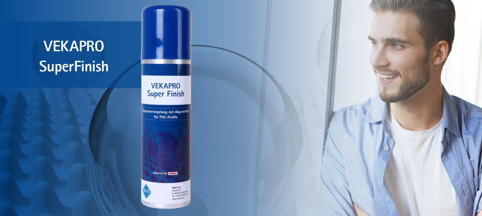 Spezialversiegelung mit Abperleffekt für PVC-Profile Spezialversiegelung mit Abperleffekt für PVC-Profile